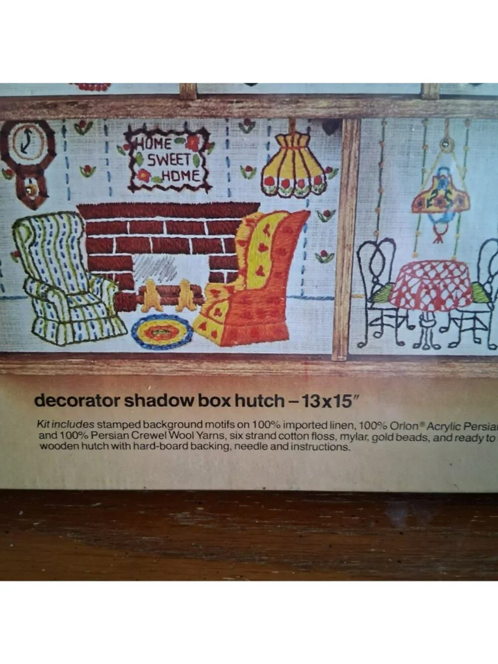 Bucilla Creative Needlecraft Kit No Place Like Home Shadow Box 13
